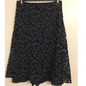 ZARA Floral lace Skirt